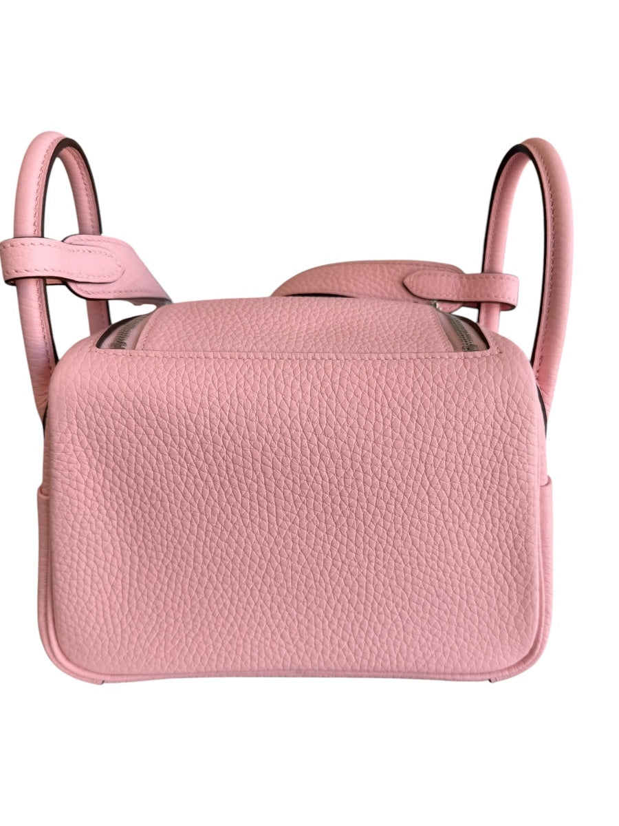 Hermès Rose Sakura Mini LIndy 20