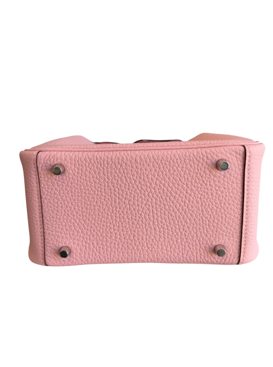 Hermès Rose Sakura Mini LIndy 20