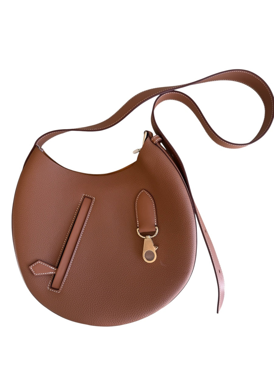Hermès Gold Sac Arcon Slim Togo/Swift Leather GHW