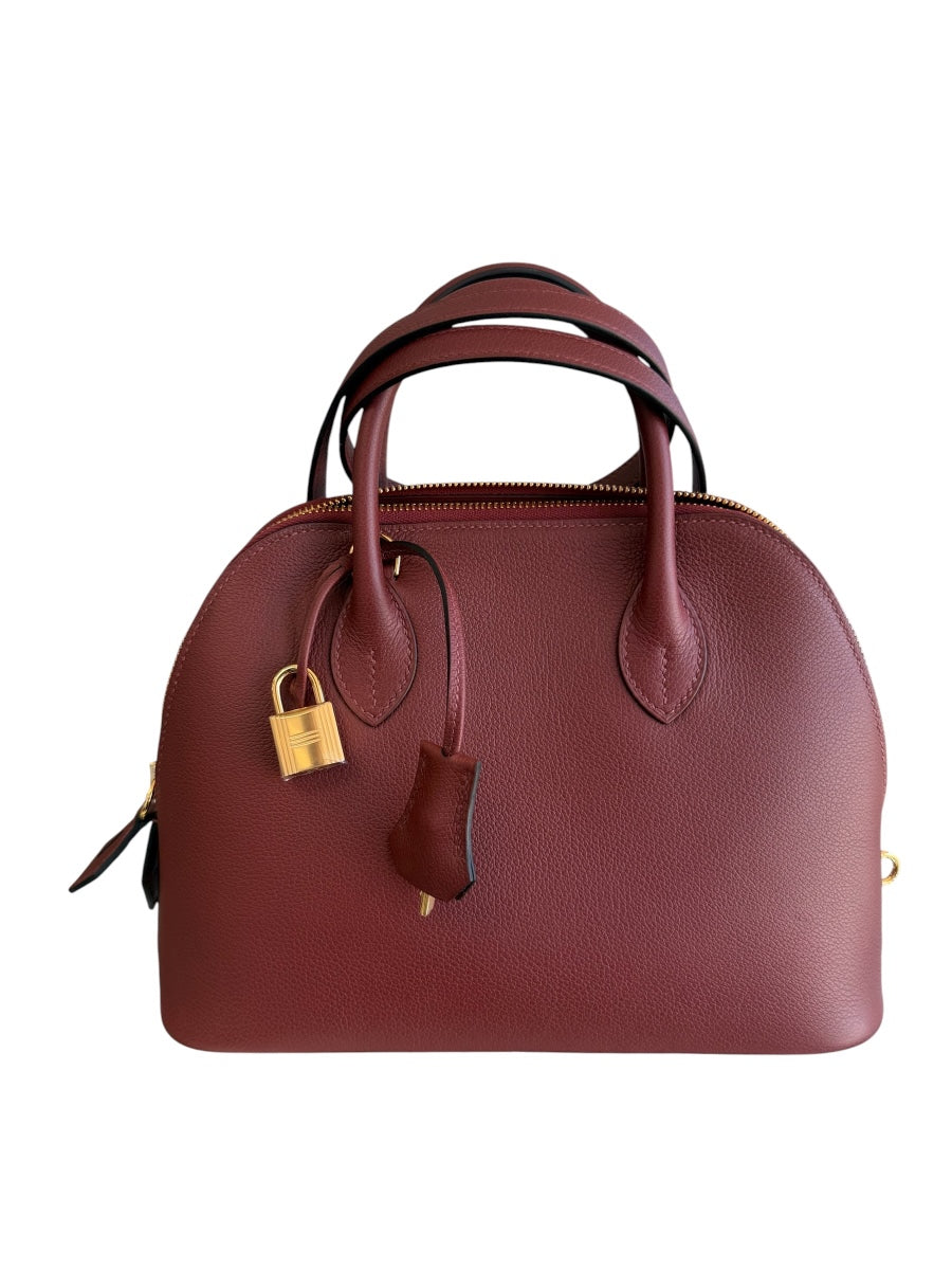 2026 Hermès Rouge H 1923-25 Evercolor Bolide GHW