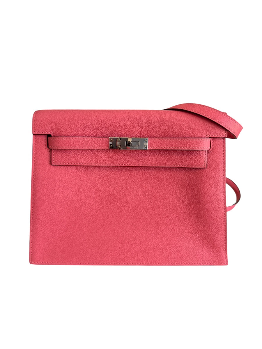 Hermès Rose Azalee Evercolor Kelly Danse