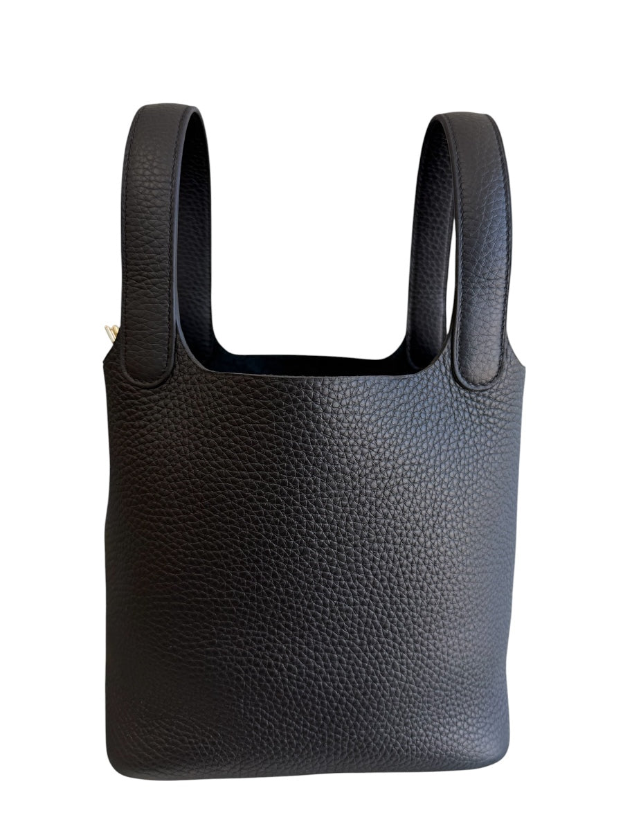 2025 Hermès Black Picotin Lock 18 GHW