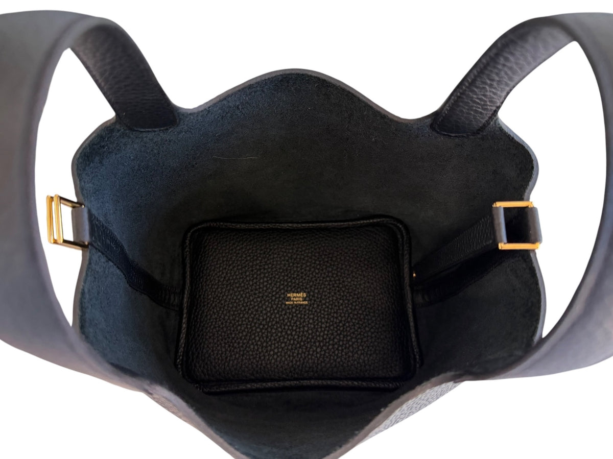 2025 Hermès Black Picotin Lock 18 GHW