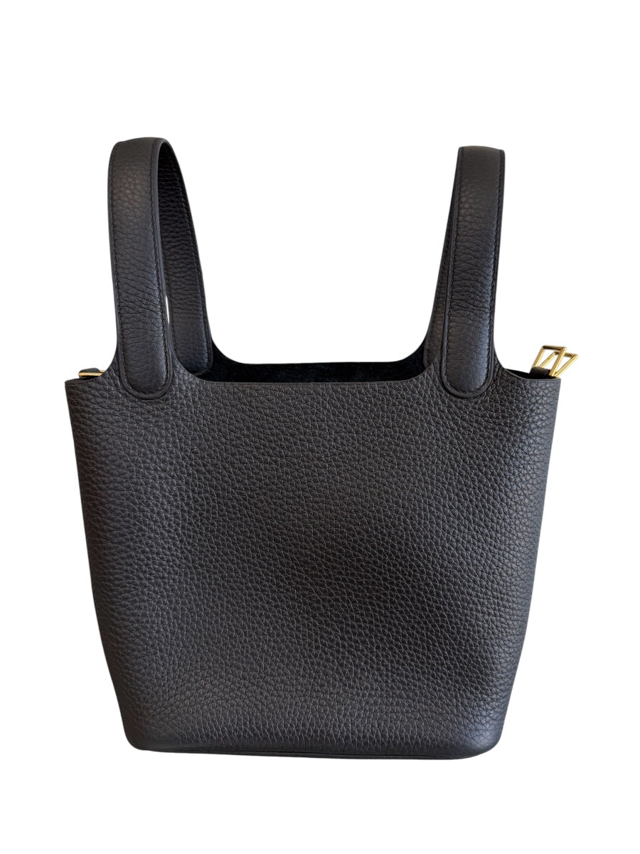 2025 Hermès Black Picotin Lock 18 GHW