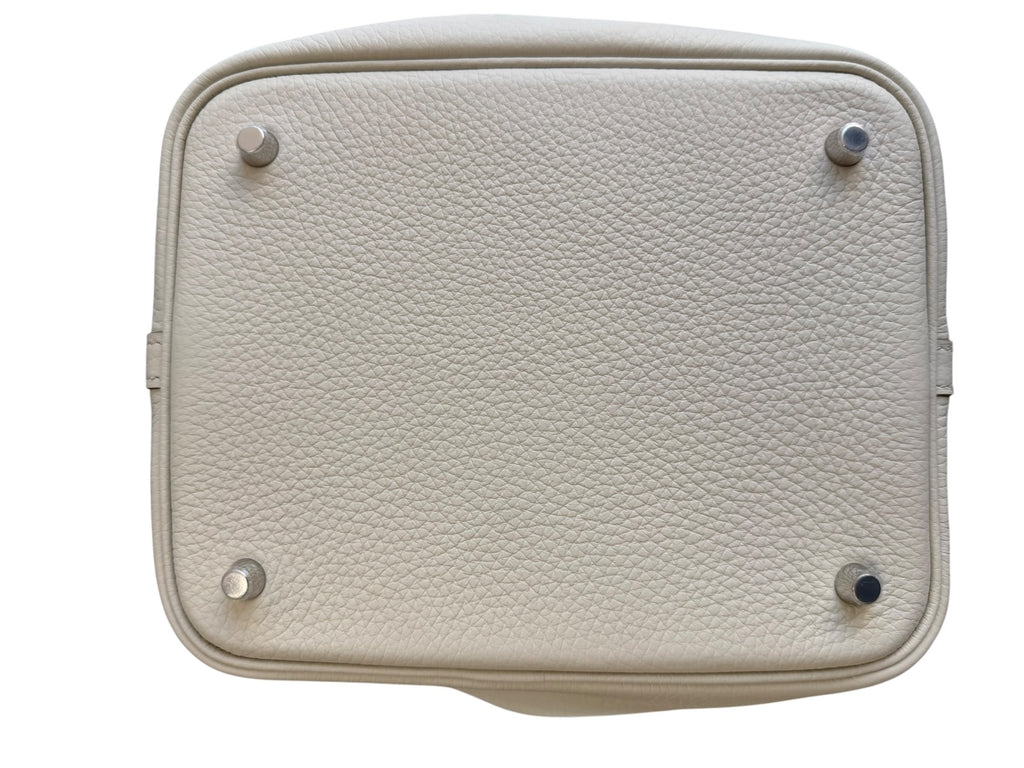 Hermès Craie Picotin Lock MM 22 PHW