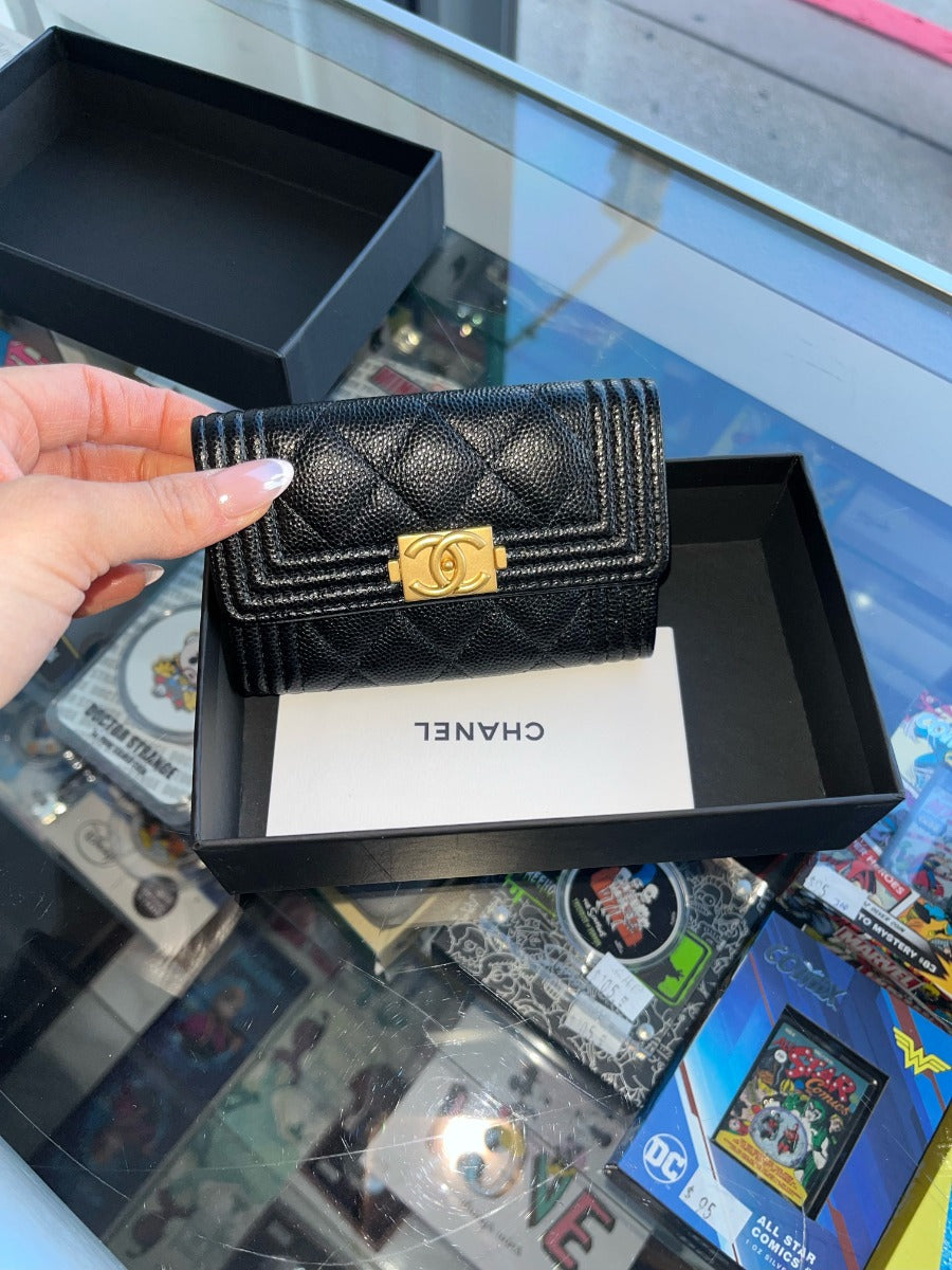 Chanel Boy bag Black Card case
