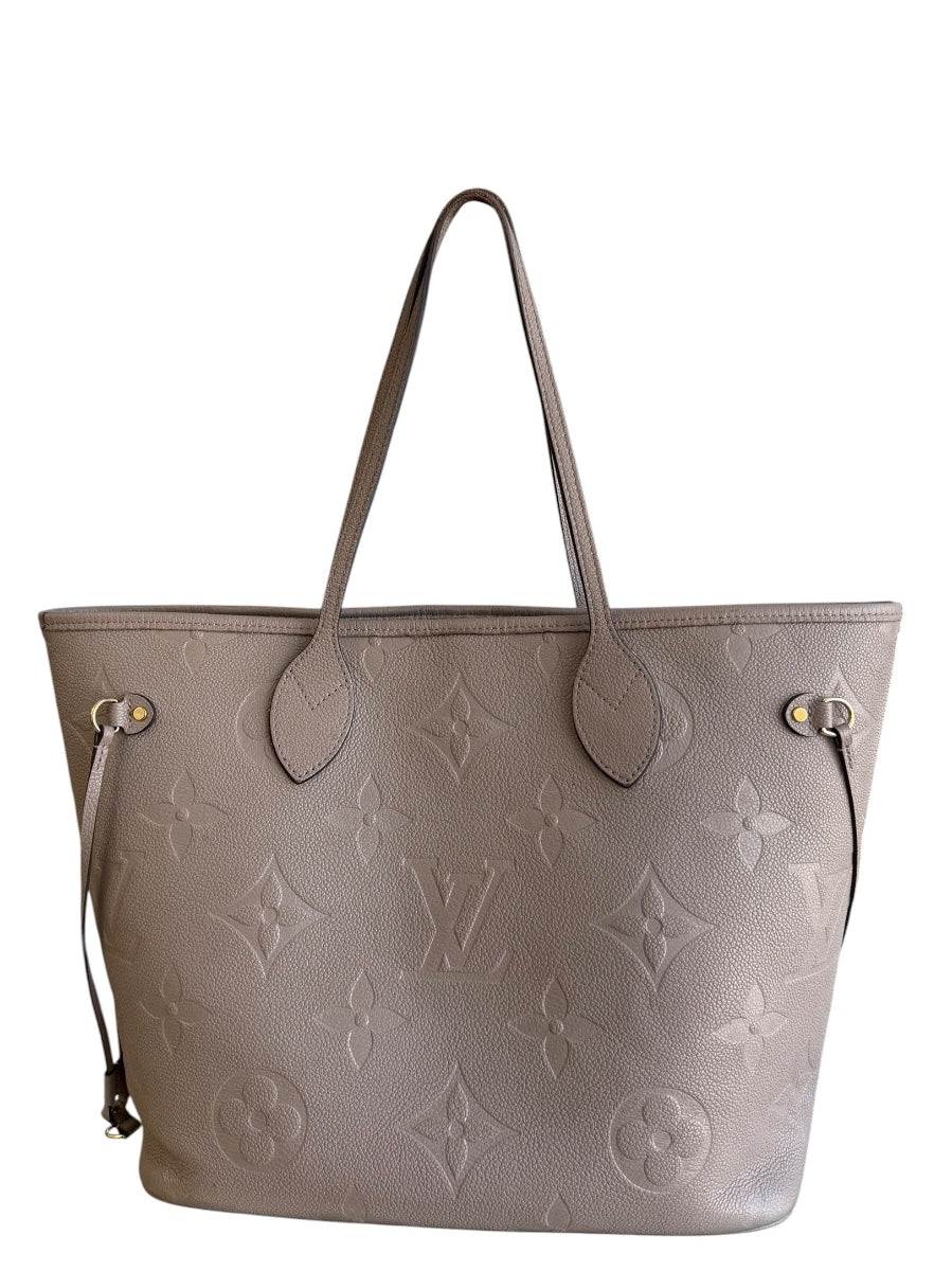 Louis Vuittin Empreinte Monogram Giant Neverfull MM Tourterelle