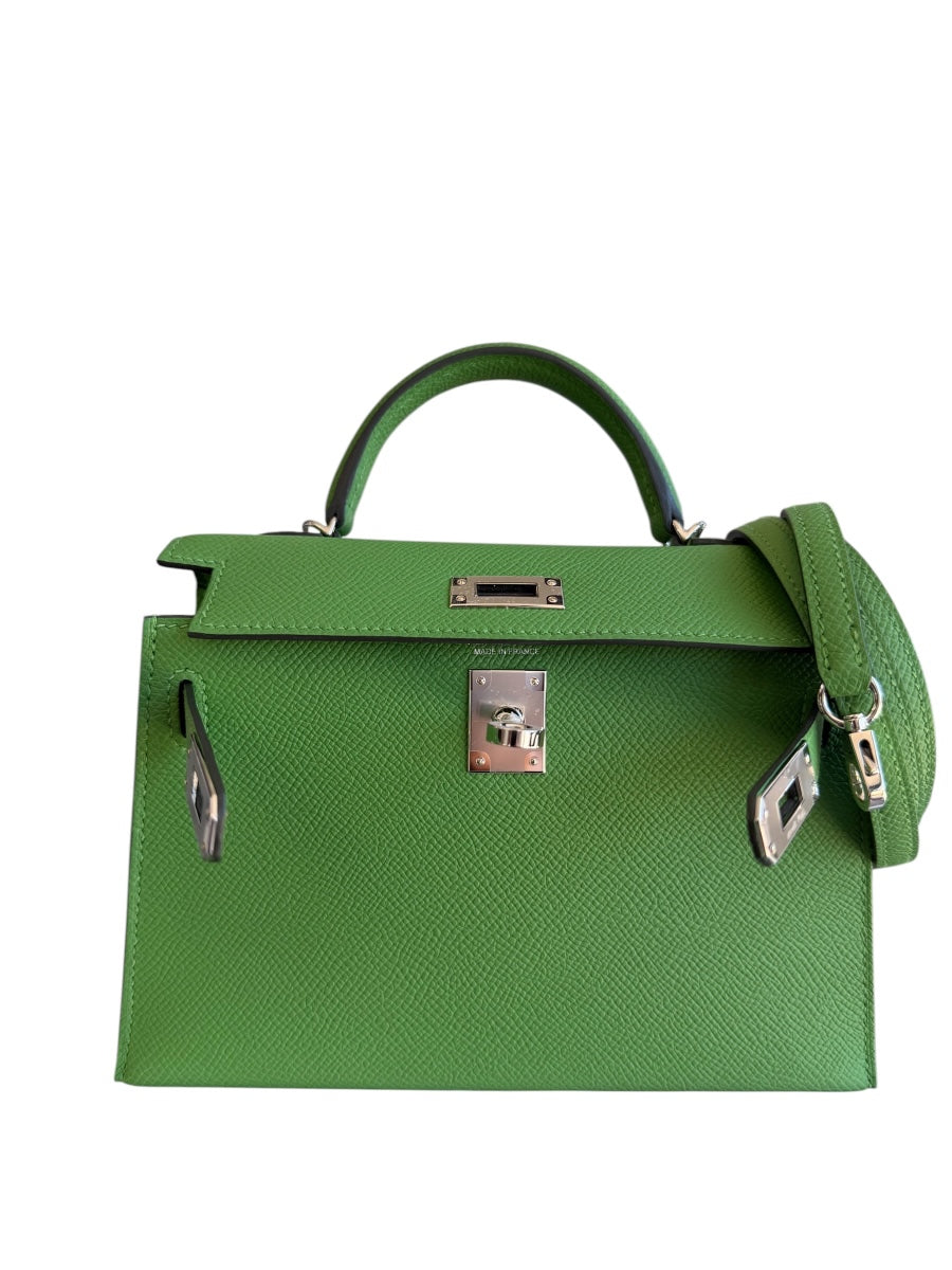 Hermes Mini Green Kelly