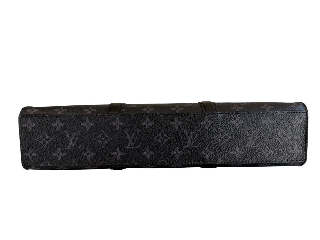 Louis Vuitton Monogram Eclipse Sac Plat Horizontal Zipper