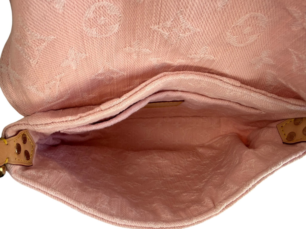 Louis Vuitton Monogram Pink Denim Sunset Washed