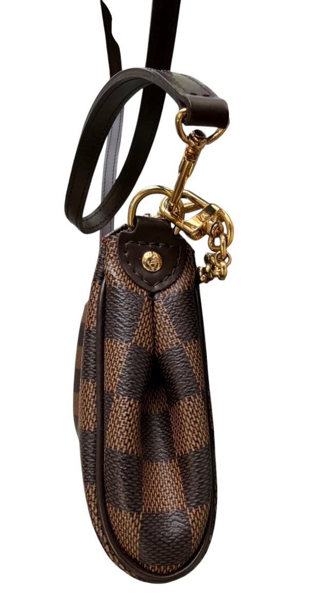 Louis Vuitton Damier Ebene Eva Crossbody Clutch
