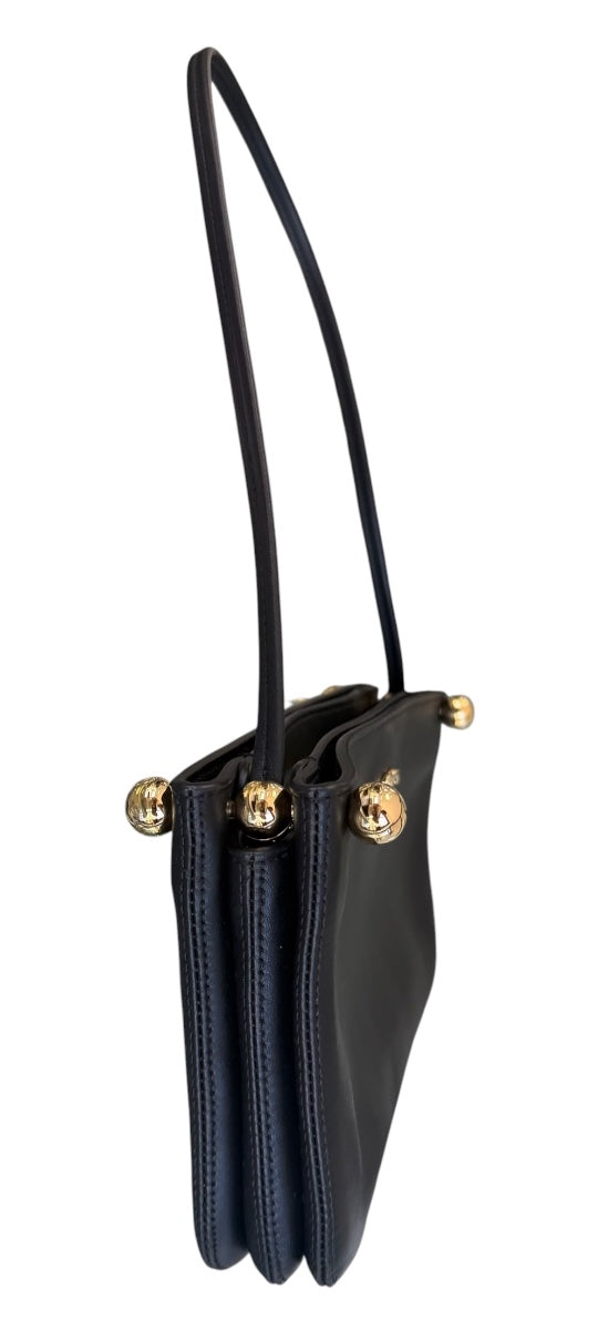 Chanel Calfskin Chick Studs Black Clutch
