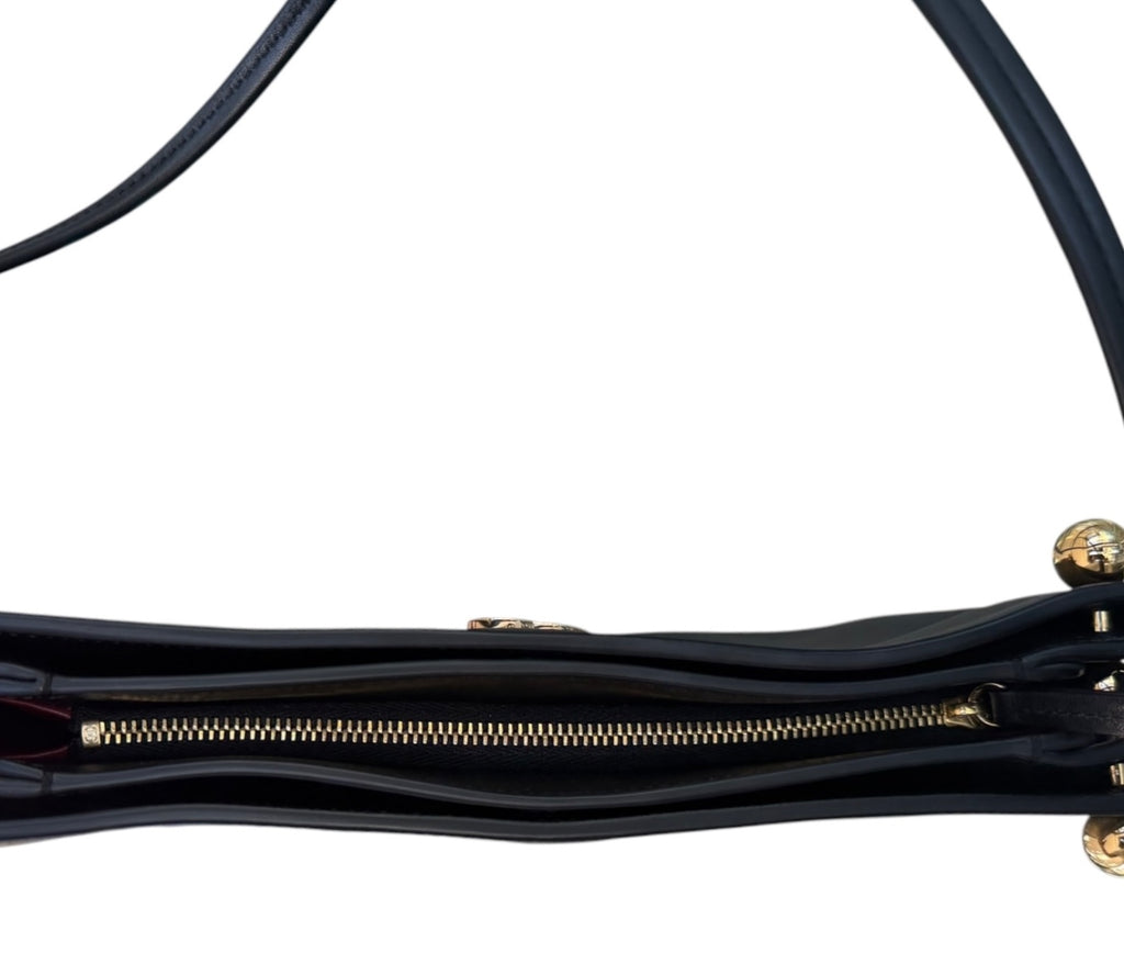 Chanel Calfskin Chick Studs Black Clutch