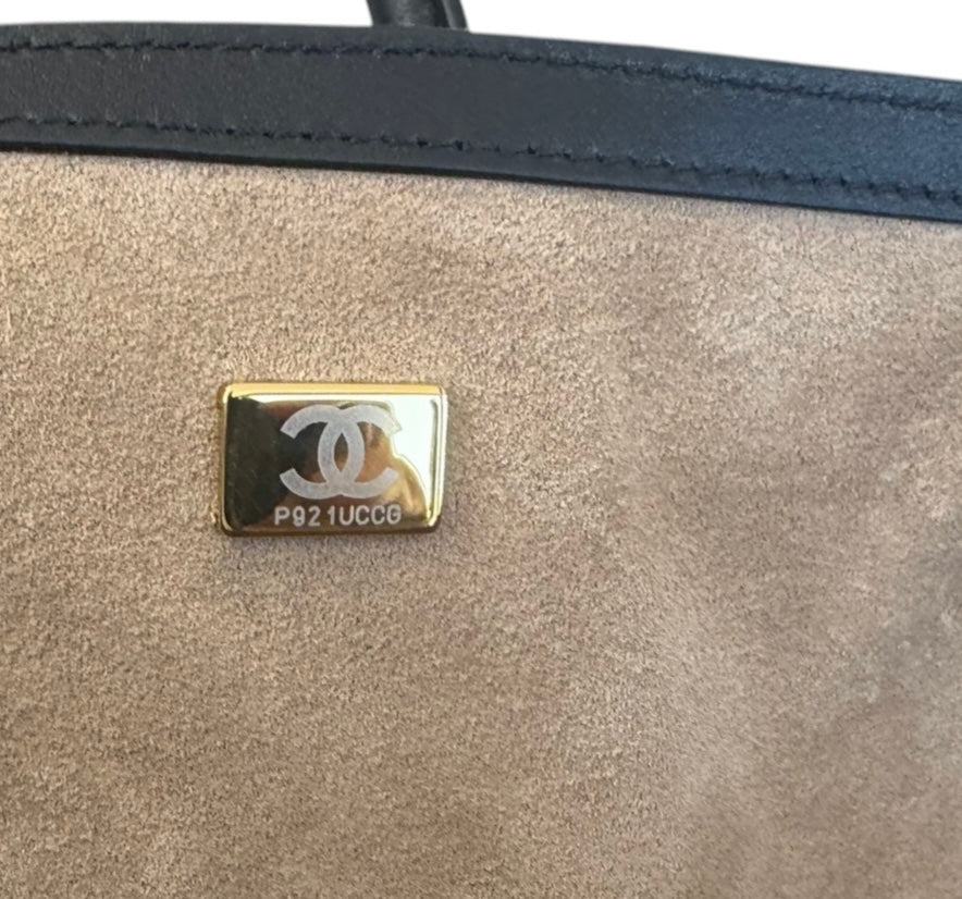 CHANEL Calfskin Archetype Large Shopping Tote Black