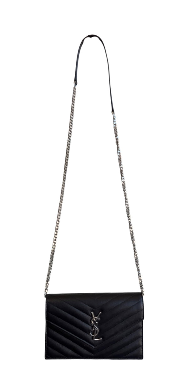 YSL Monogram WOC Black