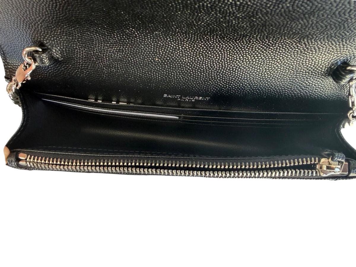 YSL Monogram WOC Black
