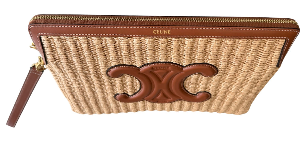 Celine Triomphe Clutch 2024 By Hedi Slimane