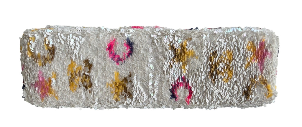 Chanel Small Sequin White Multicolor Single Flap Bag 2024