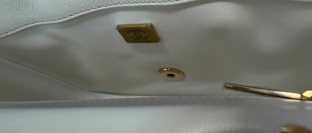 Chanel Small Sequin White Multicolor Single Flap Bag 2024