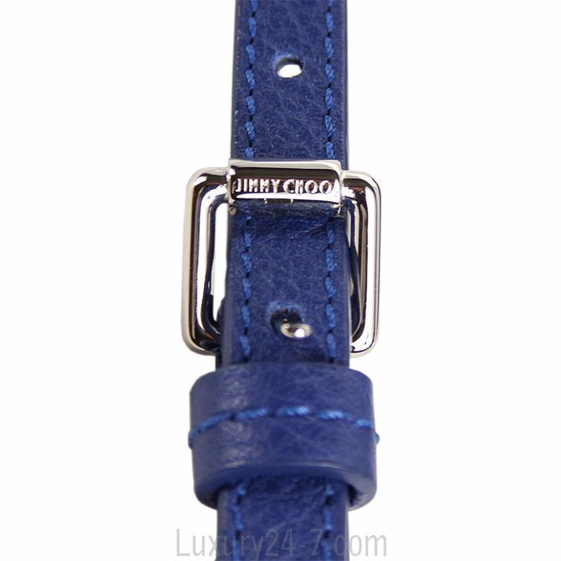 Jimmy Choo Blue Rebel Crossbody Bag