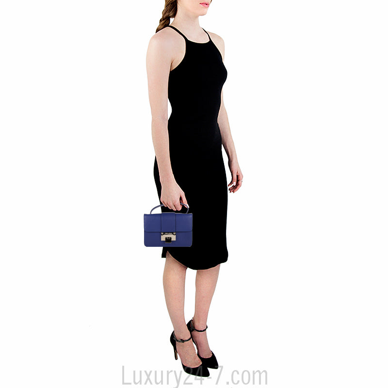 Jimmy Choo Blue Rebel Crossbody Bag