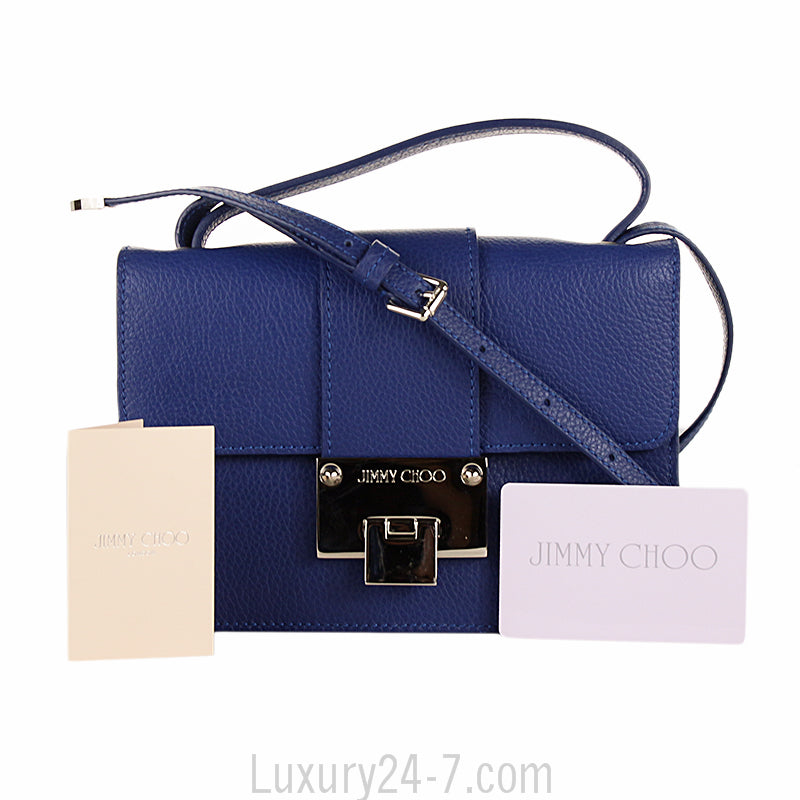 Jimmy Choo Blue Rebel Crossbody Bag