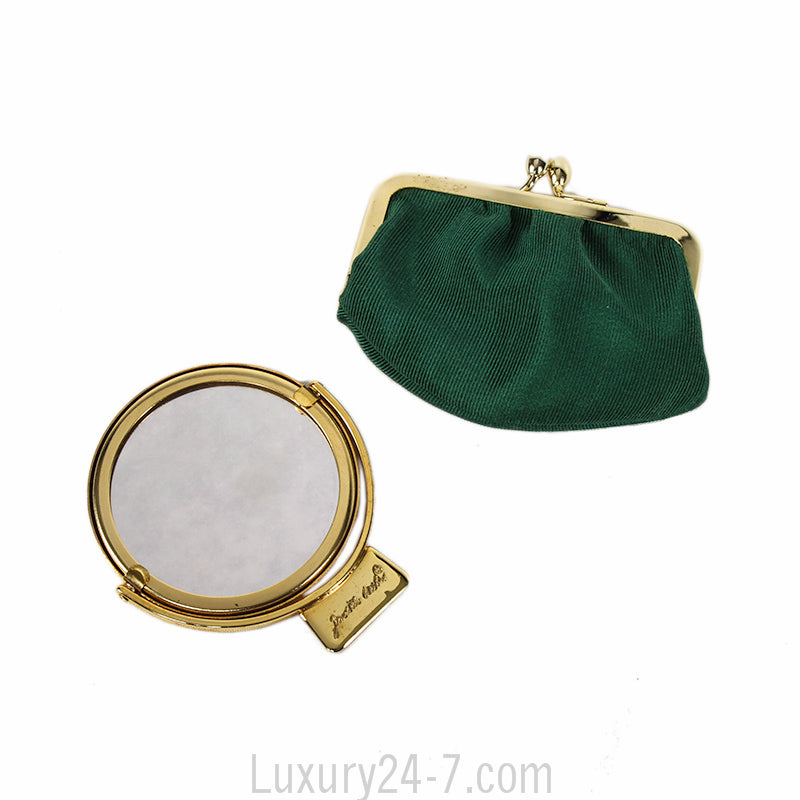 Judith Leiber Vintage Green Crocodile Evening Bag