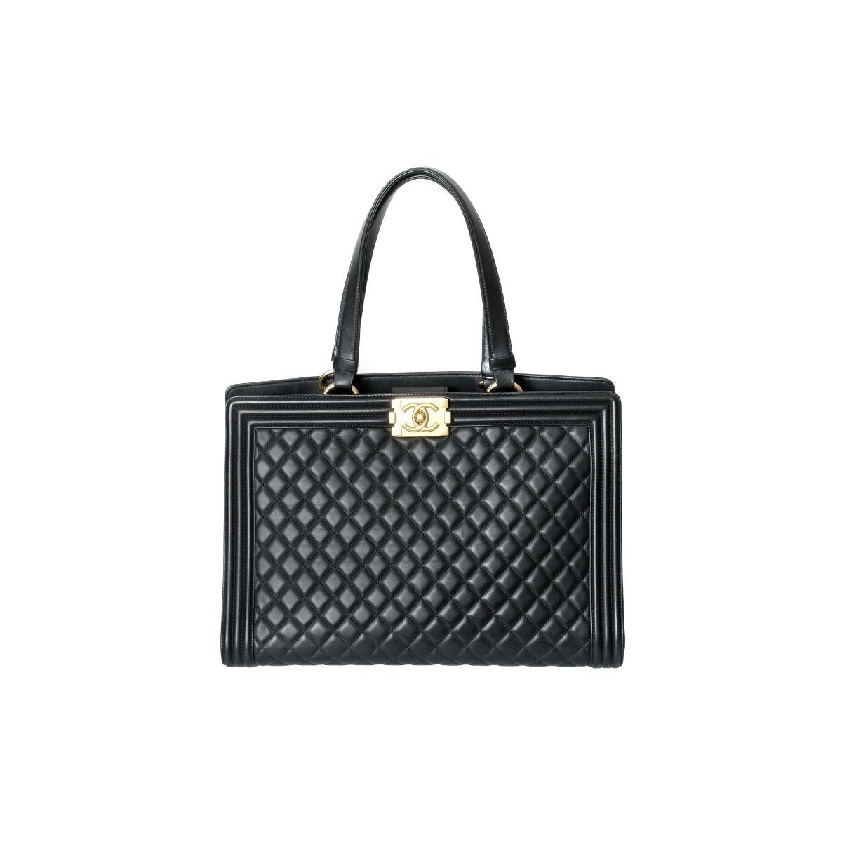 Chanel Black Boy Shopping Tote
