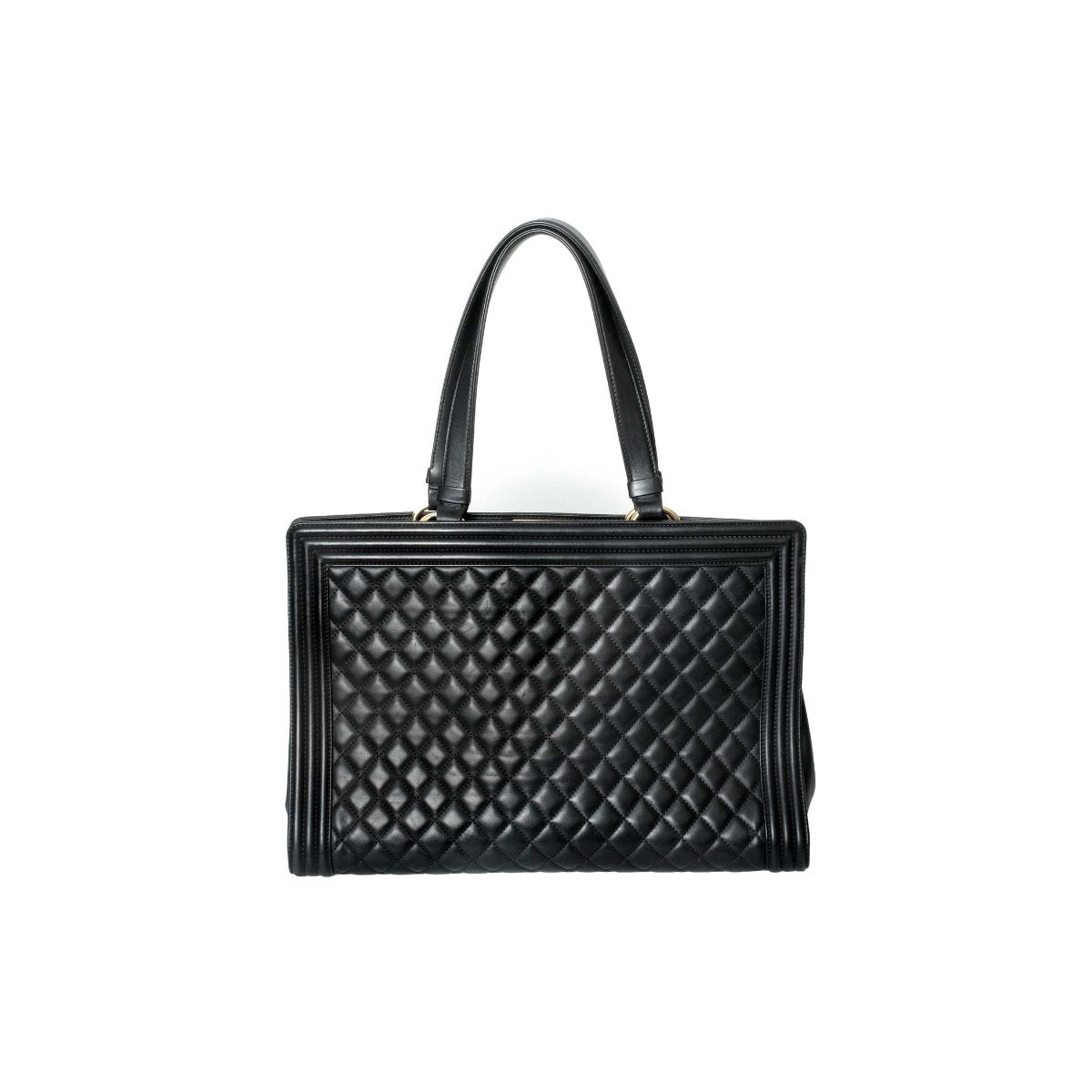 Chanel Black Boy Shopping Tote