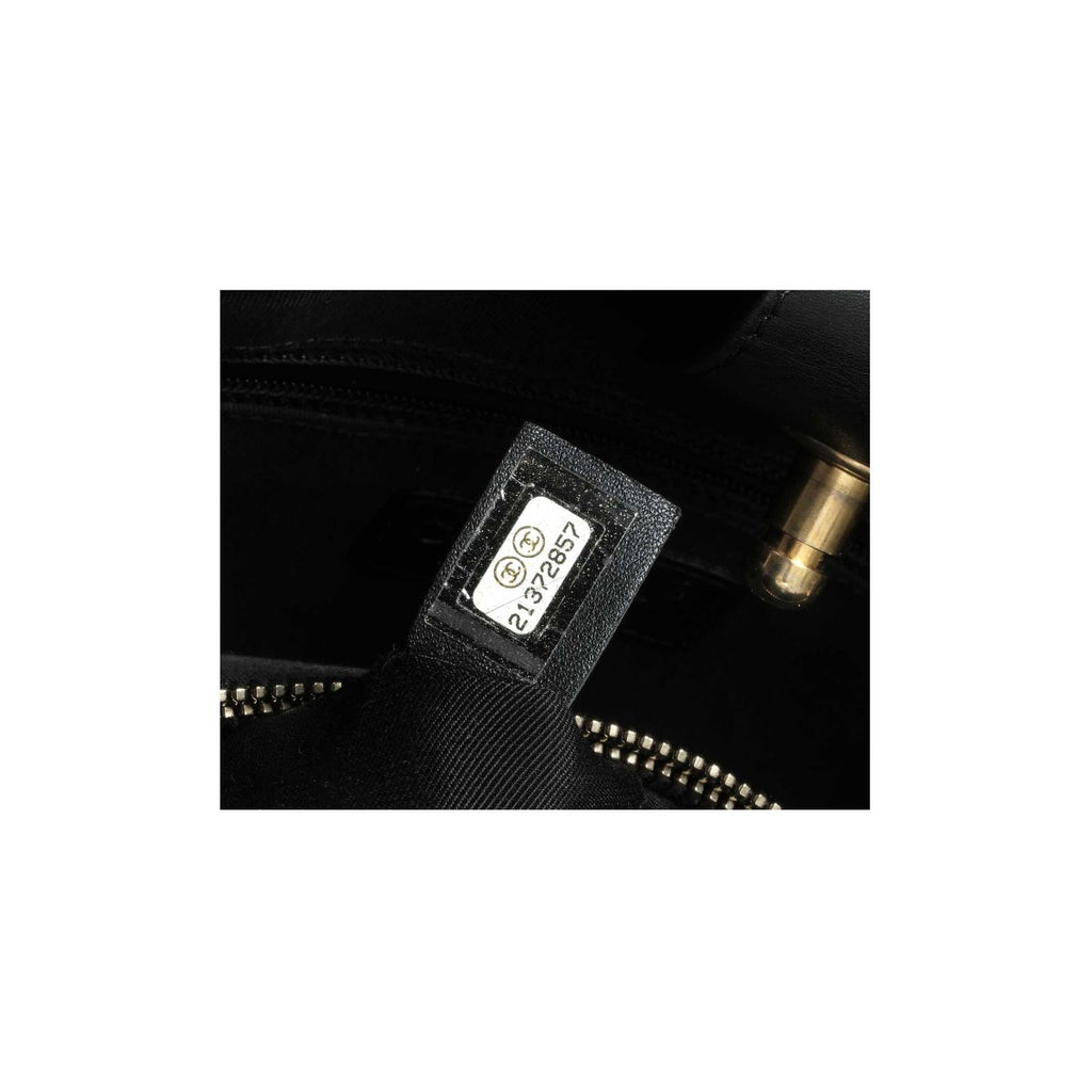 Chanel Black Boy Shopping Tote