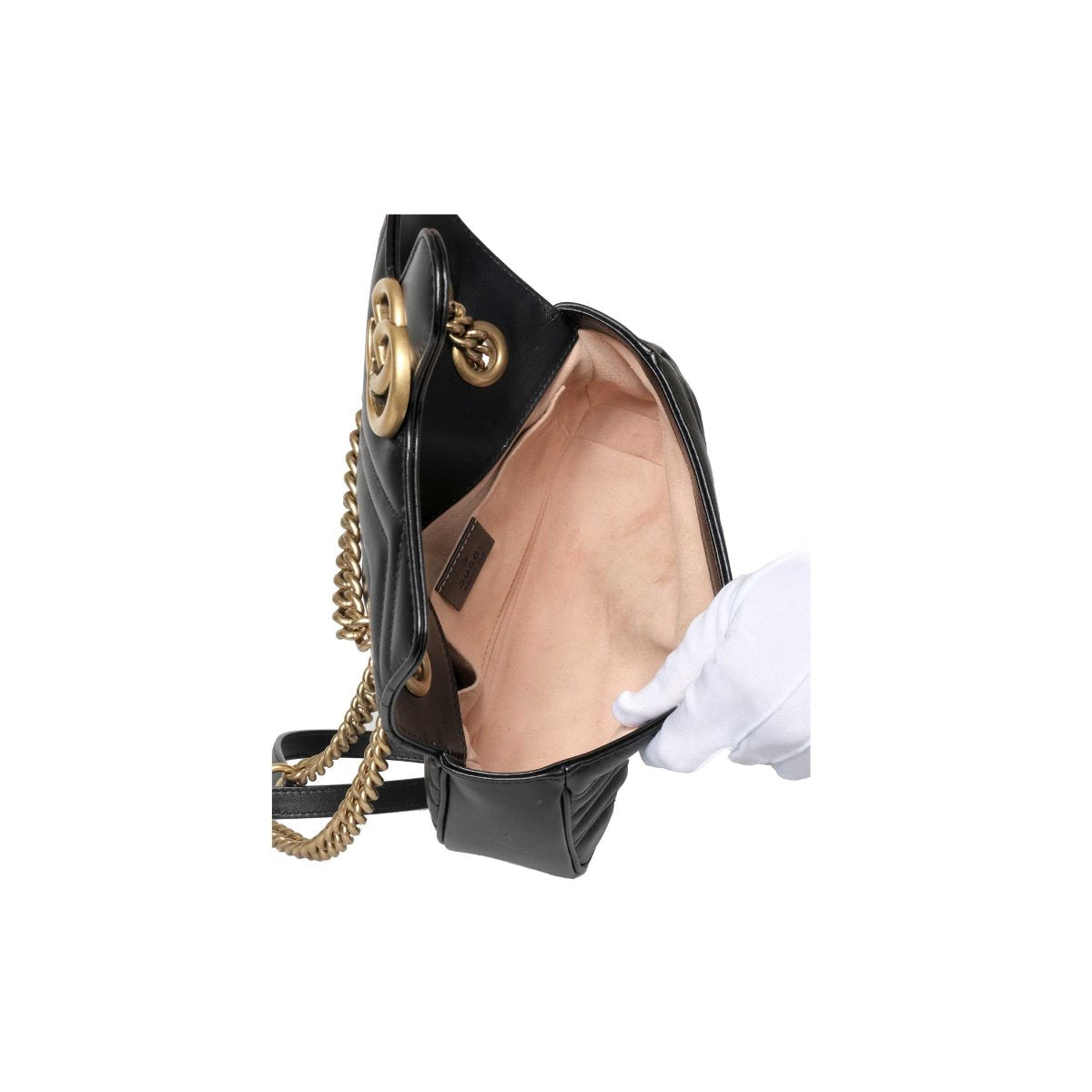 Gucci Black Small GG  Marmont bag