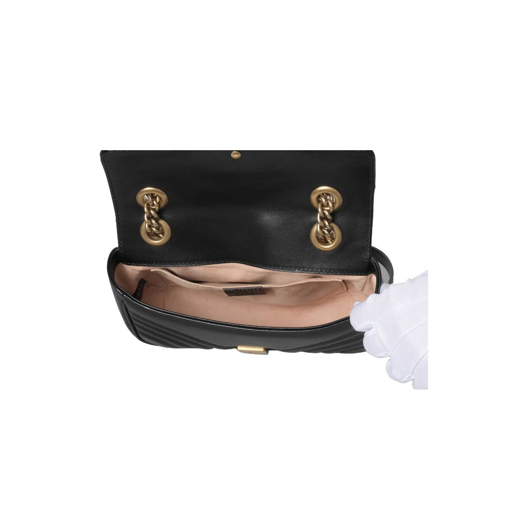 Gucci Black Small GG  Marmont bag