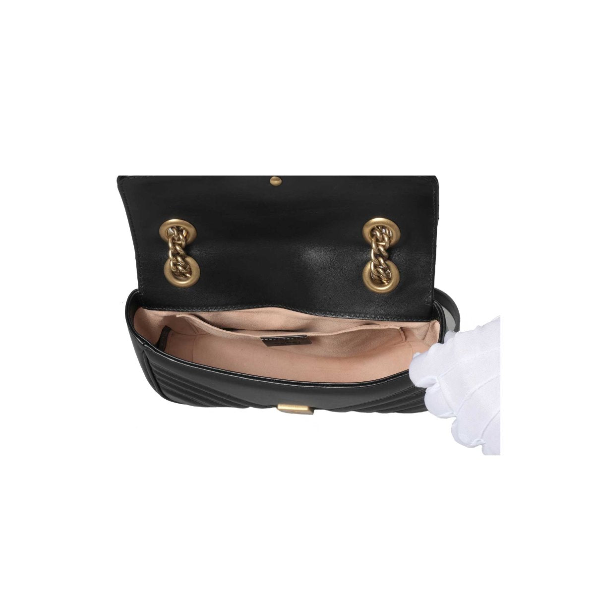 Gucci Black Small GG  Marmont bag
