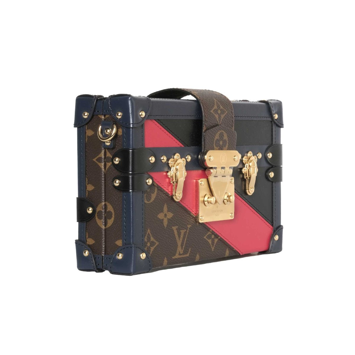 Louis Vuitton Red Stripe Petite Malle