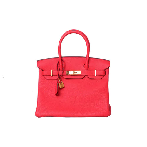 2019 Hermès Rouge De Coeur Togo Birkin 30