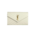 Saint Laurent  Matelassé Envelope Chain Wallet