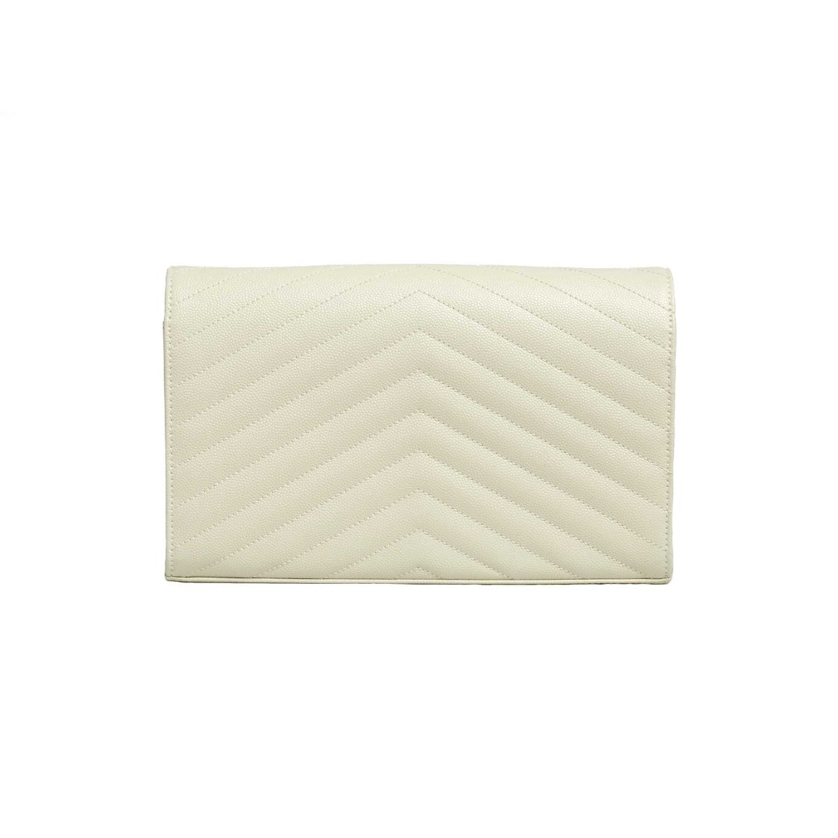 Saint Laurent  Matelassé Envelope Chain Wallet