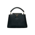Louis Vuitton Black Taurillon Capucines BB