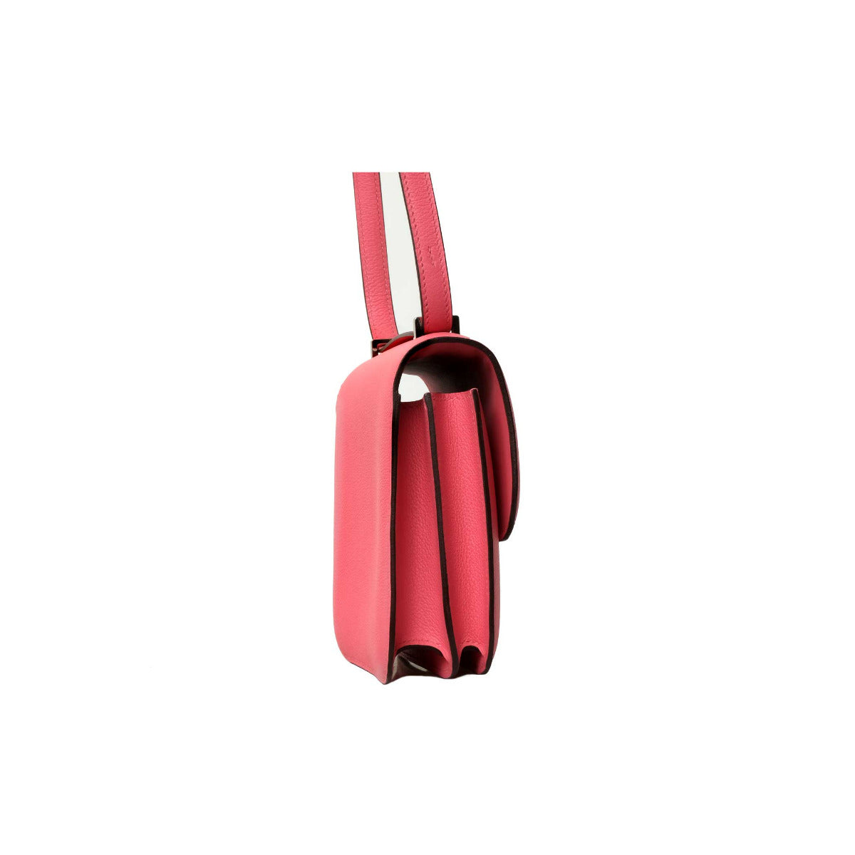 Hermès Rose Azalee Evercolor Constance III Mini