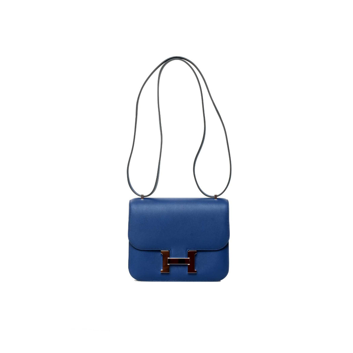 Hermès Bleu Saphir Swift Constance III Mini