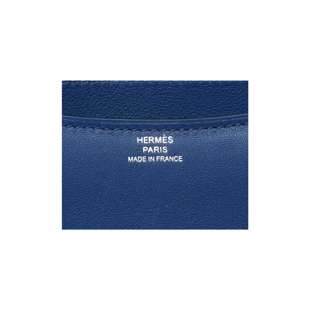 Hermès Bleu Saphir Swift Constance III Mini
