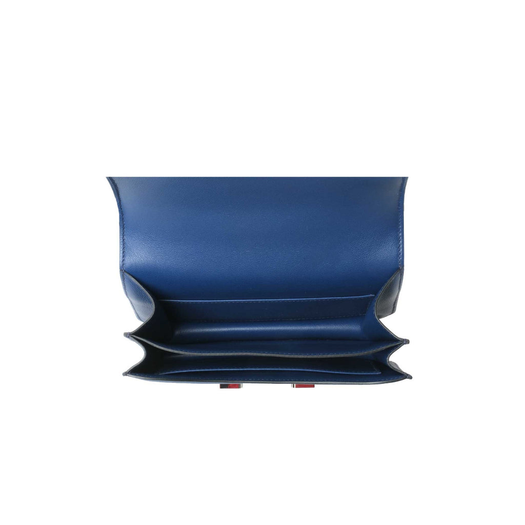 Hermès Bleu Saphir Swift Constance III Mini