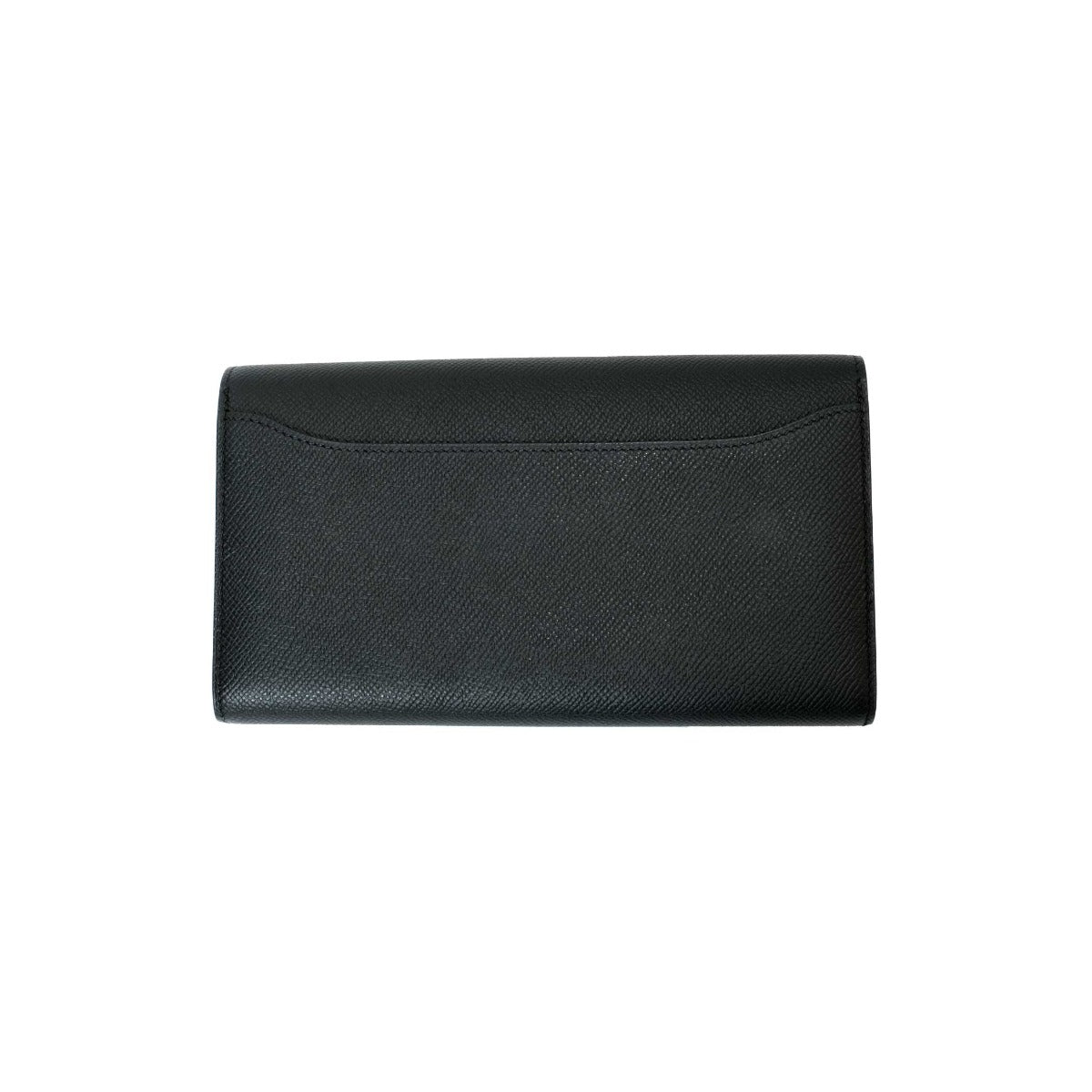 Hermès Black Epsom Constance Long Wallet