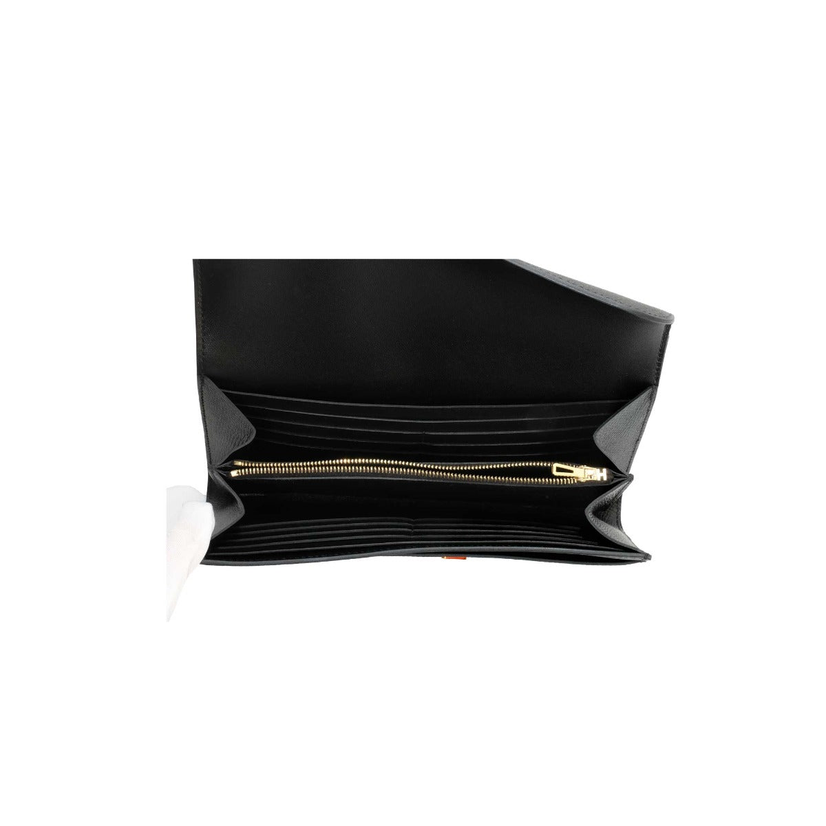 Hermès Black Epsom Constance Long Wallet
