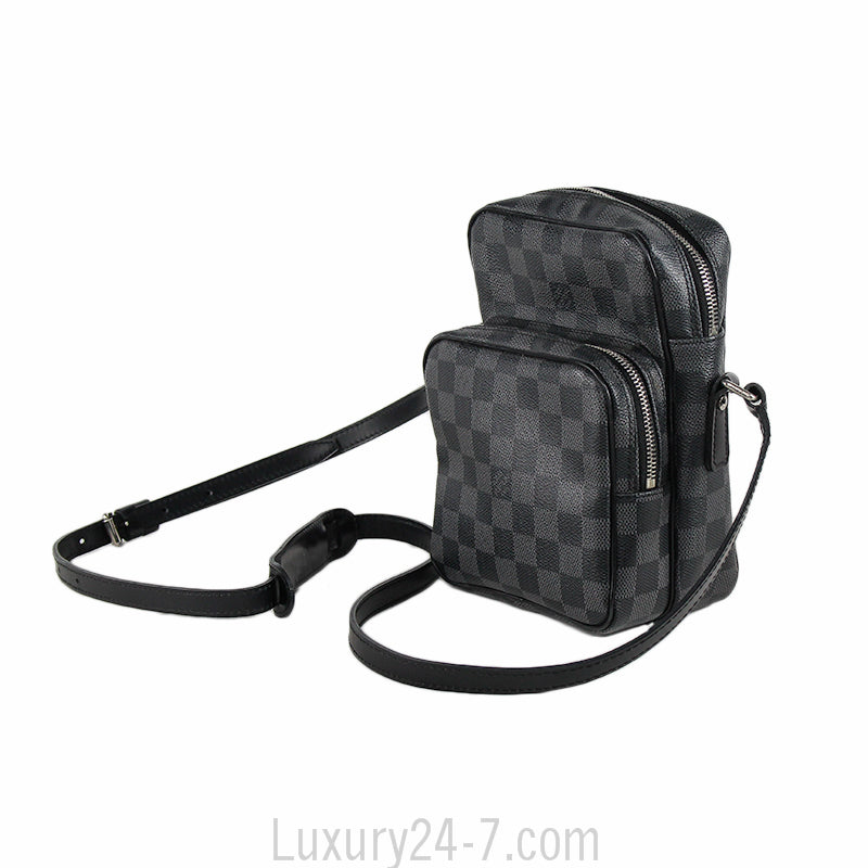 Louis Vuitton Damier Graphite Amazone Shoulder Bag