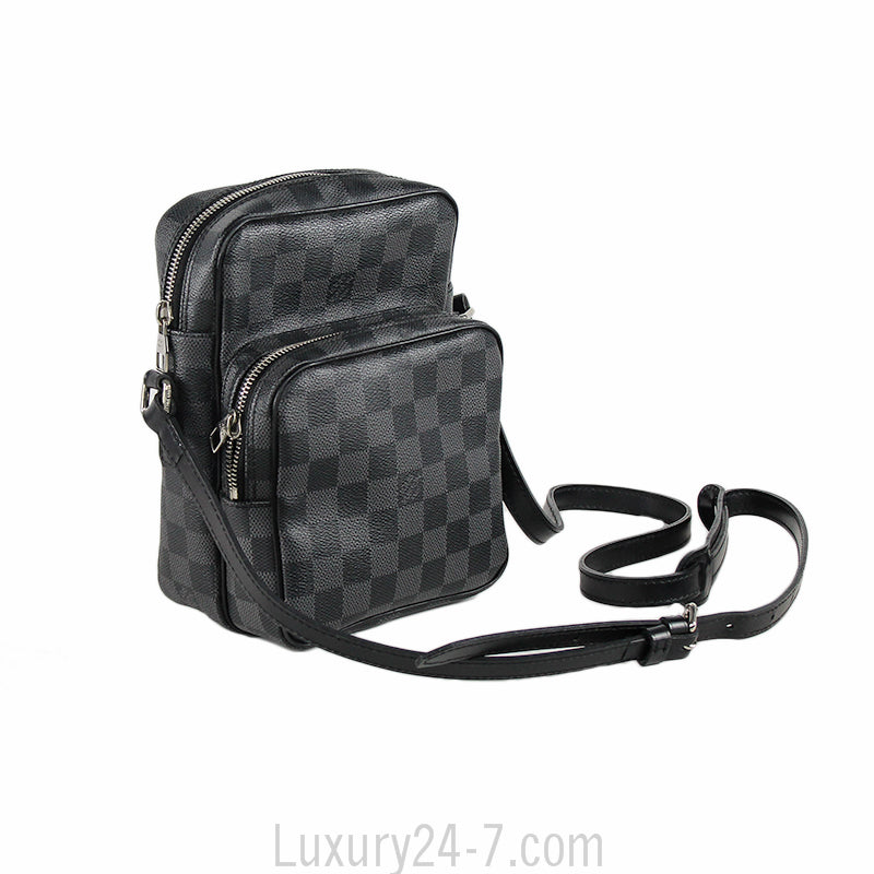 Louis Vuitton Damier Graphite Amazone Shoulder Bag