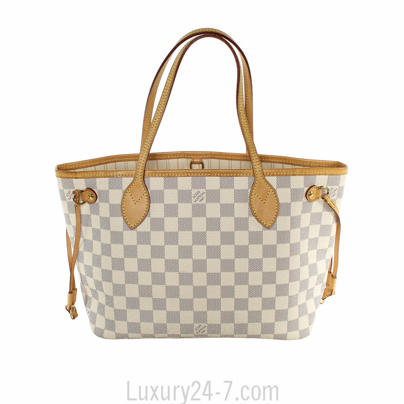 Louis Vuitton Damier Azur Neverfull PM Tote