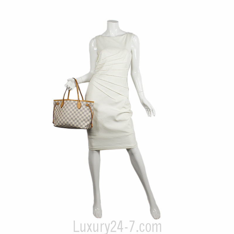Louis Vuitton Damier Azur Neverfull PM Tote