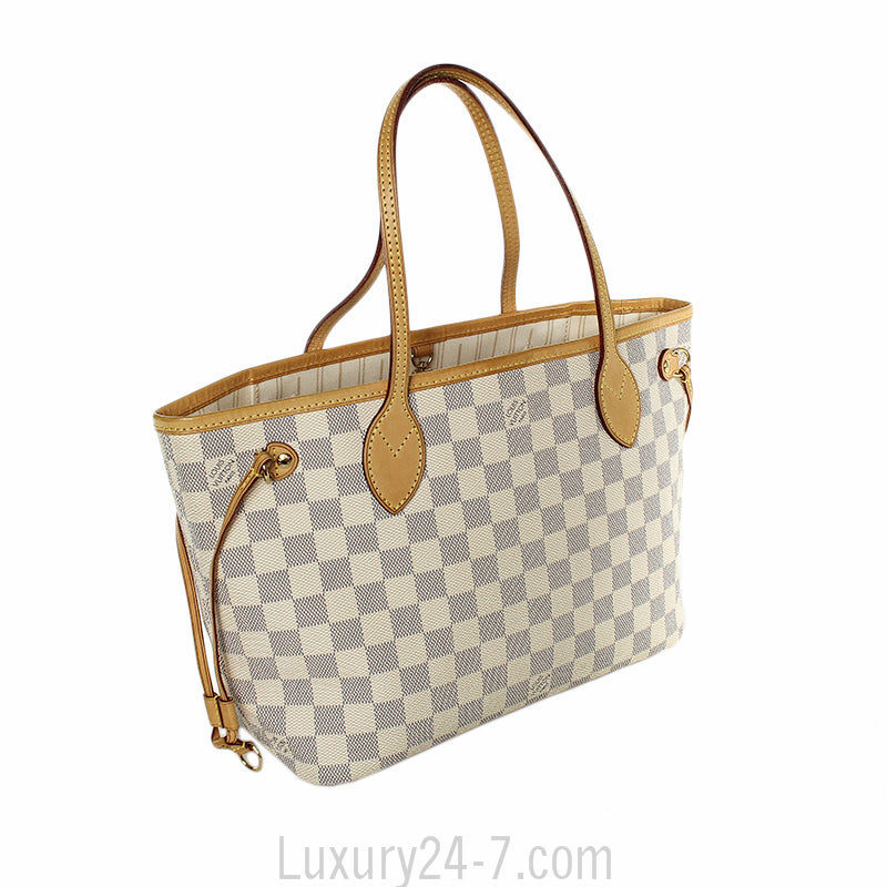 Louis Vuitton Damier Azur Neverfull PM Tote