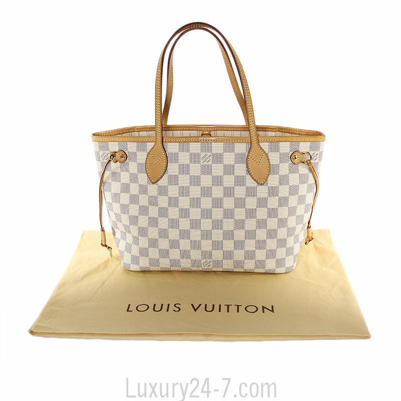 Louis Vuitton Damier Azur Neverfull PM Tote